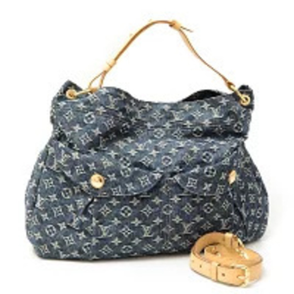 Louis Vuitton Handbags - Louis Vuitton Daily Shoulder Bag Monogram Denim Blue